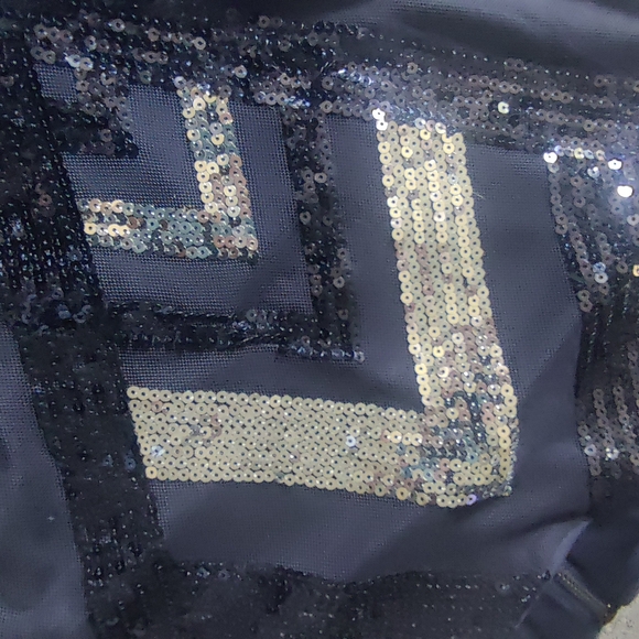 💛 Limited Time Sale💛Vince Camuto Navy and Silver Sequin Dress - Picture 6 of 7